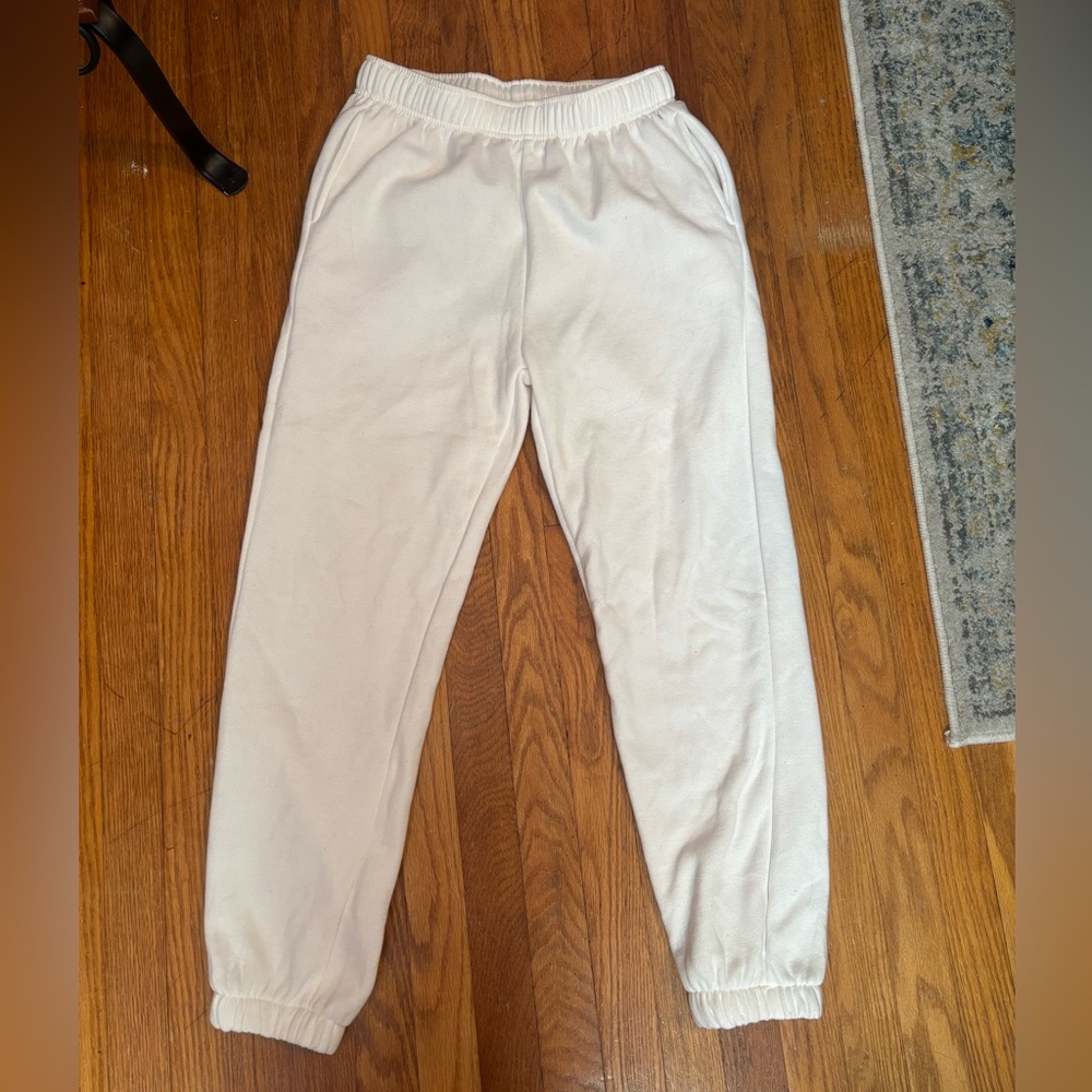 Women's White Sweatpants